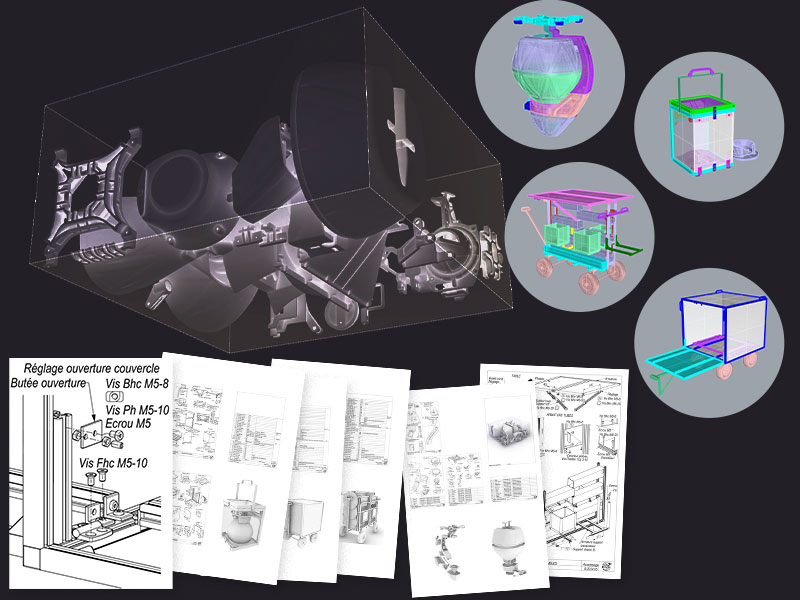 Fichiers numériques 3D et 2D